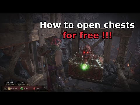 MK11 Krypt - How to open chests for free !!!