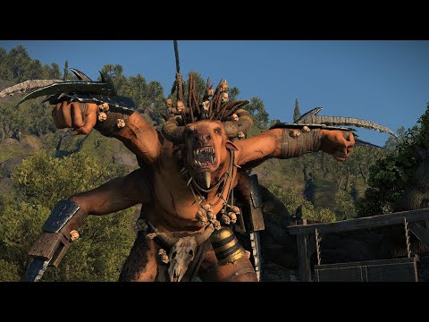 Beastmen Ghorgon Sounds | Total Warhammer III Unit Sounds and Animations