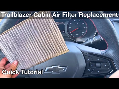 2023 Chevrolet Trailblazer How to Replace Cabin Air Filter
