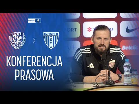 [Betclic 1. liga] Konferencja prasowa po meczu Śląsk Wrocław - Polonia Bytom 2:3