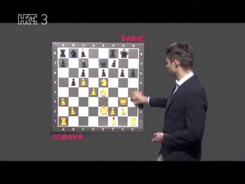 GM Jobava - GM Šarić, Wijk an Zee 2015