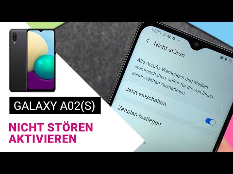 Samsung Galaxy A02 A02S Nicht stören aktivieren