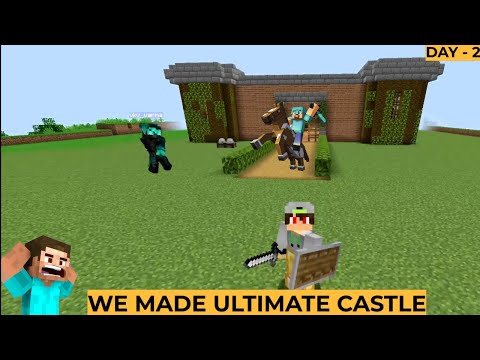EPIC Castle Build & Server Survival Day 2!