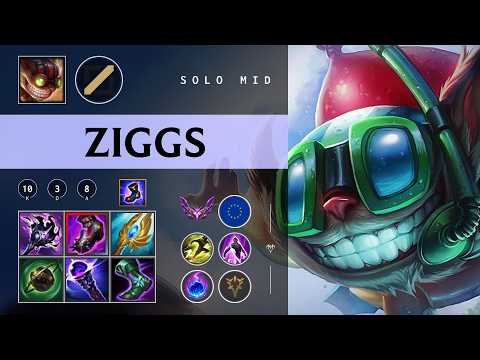 Ziggs Mid vs Ryze - EUW Master Patch 26.03