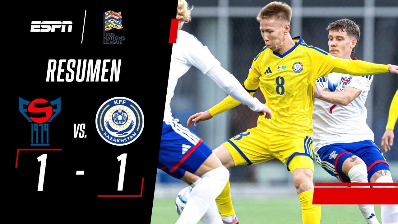 EMPATE CON GUSTO A POCO ENTRE ISLAS FEROE Y KASAJISTÁN | Islas Feroe 1-1 Kazajistán | RESUMEN