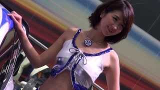 幕張メッセにて東京モーターショー 2013が開幕、Volkswagen WRCカーと美人コンパニオン