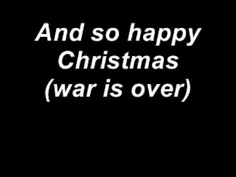 John Lennon - So this is christmas with lyrics