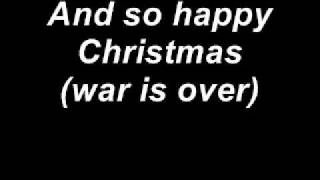 John Lennon - So this is christmas with lyrics