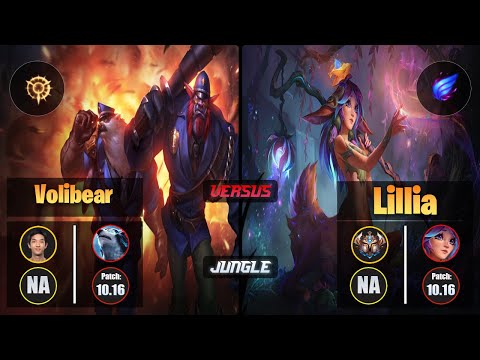 Blaber VOLIBEAR (Jungle) [Press the Attack] VS LILLIA - Challenger NA Patch 10.16