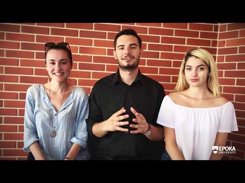 Graduation Ceremony 2017 - Memories created at Epoka University [Albanian], done by PIR graduates.