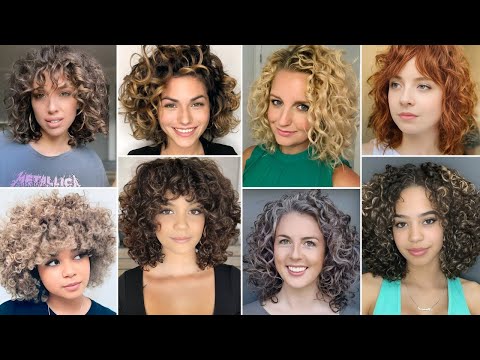 COUPE CHEVEUX BOUCLÉS MI LONG - COUPE DE CHEVEUX MODE - ANNE BLANC