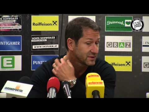 SK Sturm: Mediabriefing vor WAC (15. Runde 2014/15)