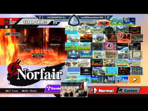 Sm4sh@Mines 52 - HLG|SAMFISH [L] (Villager) Vs. LooK|Moonshine [W] (Lucario) - Grand Finals