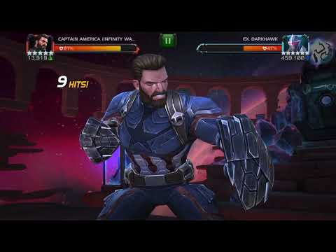 MCOC - Abyss practice and fun!  Captain America Infinity War Solo Ex Darkhawk!