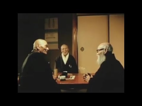 Taisen Deshimaru in Japan with friends