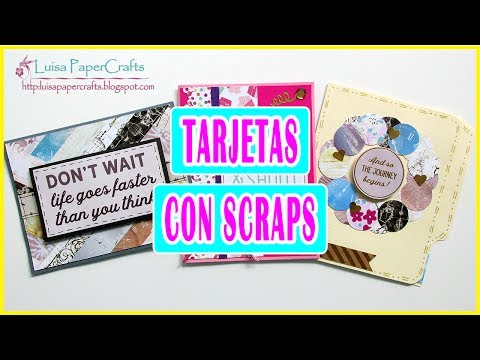 DIY Ideas of Cards using Scraps | Luisa PaperCrafts