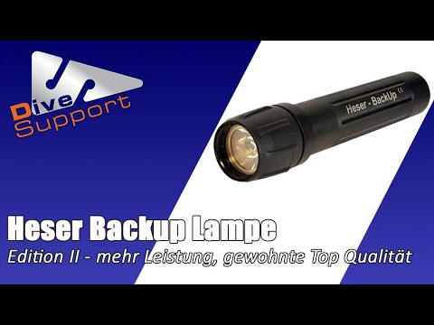 Heser Backup Light Edition 2 - Die Backup Lampe für anspruchsvolle Tauchgänge | DiveSupport