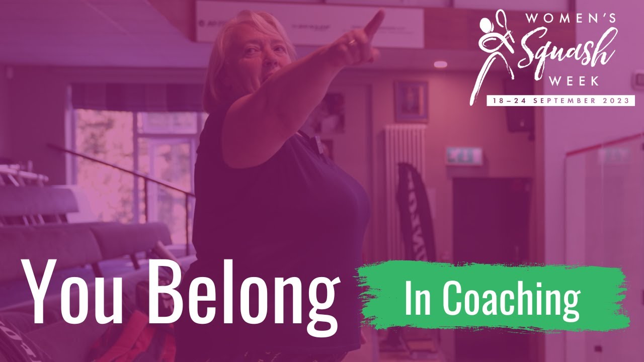 #YouBelong in Coaching: Jayne Robinson inspires generations of players #WomensSquashWeek @squashtv