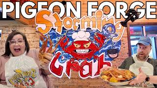Storming Crab Pigeon Forge Review: Snow Crab Cajun Seafood Boil + Appetizers Taste Test! (10/10)
