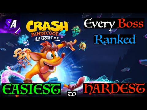 All Crash Bandicoot 4 Bosses Ranked Easiest to Hardest