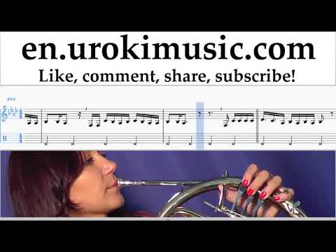 How to Play French Horn Ozuna - Dile Que Tu Me Quieres Tabs Part#2 um-i352