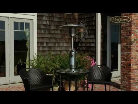 Fire Sense Propane Tabletop Portable Patio Heater Video