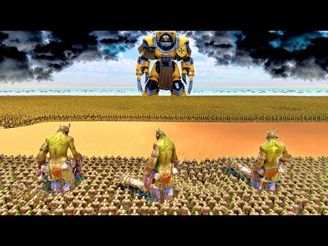 Imperial Fist Terminators vs 4 MILLION Orks & Giants! -  Ultimate Epic Battle Simulator 2 | UEBS 2