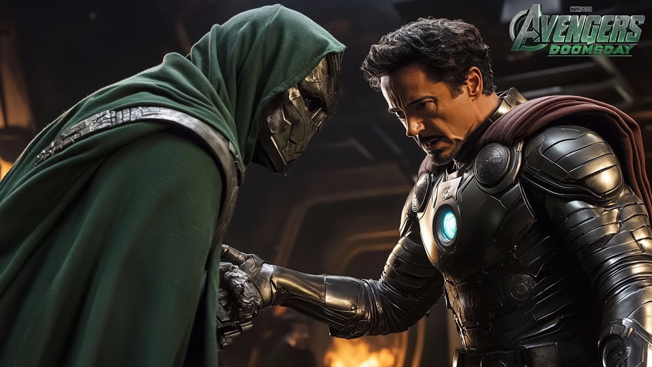 Tony Stark is resurrected by Victor Von Doom and becomes Doctor Doom