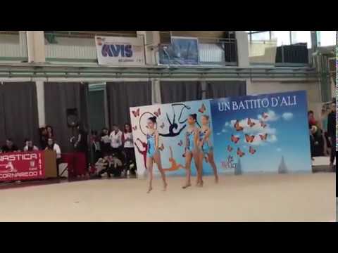 GRpT Ginnastica Ritmica Milano - collettivo Serie D LA allieve - 1 prova regionale 2018