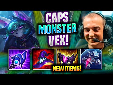 CAPS IS A MONSTER WITH VEX NEW ITEMS! - G2 Caps Plays Vex MID vs Ahri! | Preseason 2022