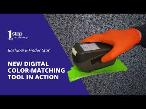 How to match your car paint - Demo of the new Baslac E-Finder Star Colour Matching Tool
