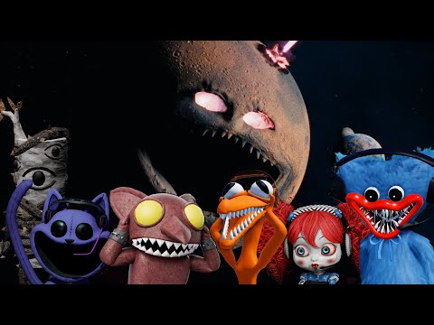 *New* Every Monster Reaction To Moon Wakes Up 9