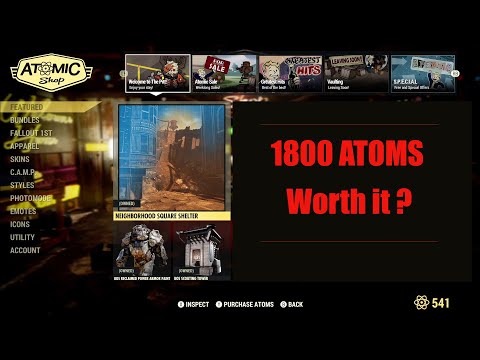 Fallout 76 Neighborhood Square Shelter showcase review