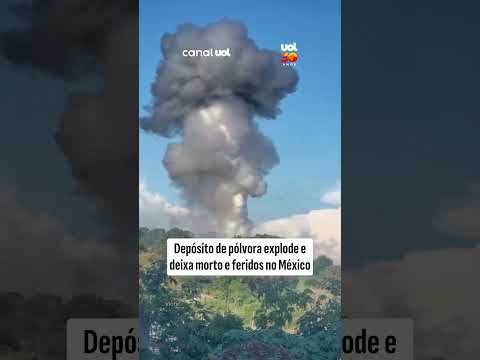 Explosão em depósito de fogos de artifício deixa um morto e feridos no México