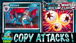 ZOROARK : Copy ANY Attack ! PTCGL Gameplay (BLACK BOLT & WHITE FLARE)