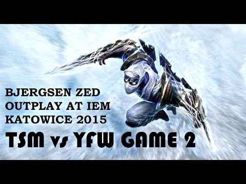 Bjergsen ZED outplay at IEM Katowice - TSM vs YFW game 2