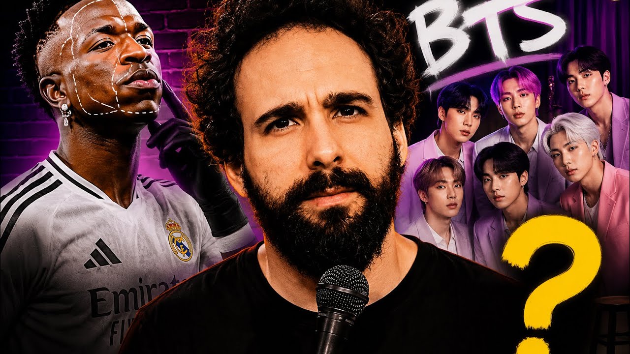 VINI JR HARMONIZADO E BTS AFEMINADO - CRISE DA MASCULINIDADE?