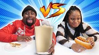 REAL FOOD VS BLENDED FOOD CHALLENGE