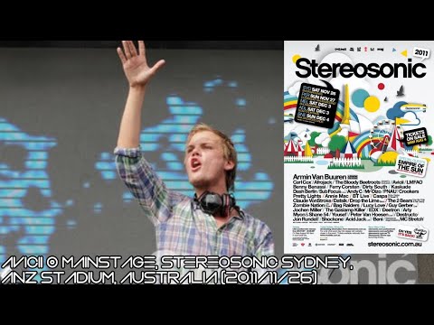 Avicii @ Australasia Tour, Mainstage, Stereosonic Sydney, ANZ Stadium, Australia (2011/11/26)