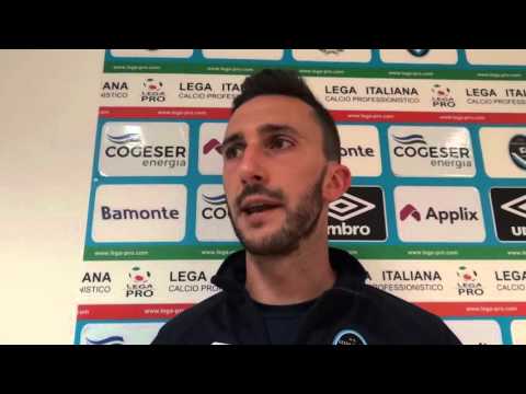 Simone Perico al 6° goal stagionale per il vantaggio della Giana