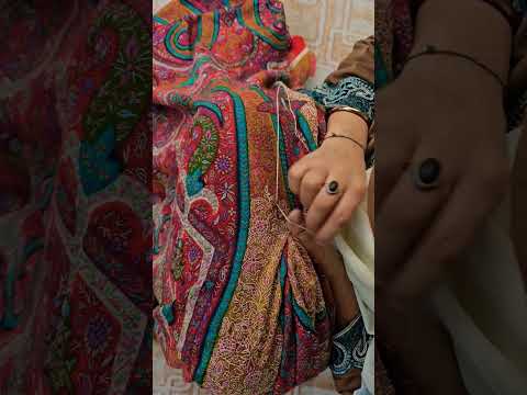 Sozni Work | Kashmiri Handicraft | by Physically Challenged Female Artisan of Budgam #kashmir #hand