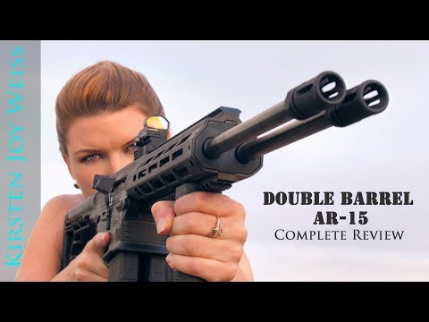A DOUBLE BARREL AR15?? Double Firepower, Double Fun  | Complete Review |