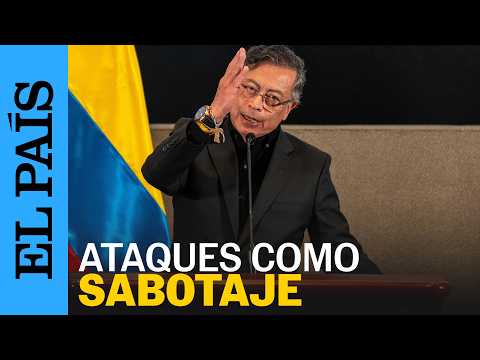 GUSTAVO PETRO señala que los ATAQUES EN CAUCA podrían ser "sabotaje" electoral | EL PAÍS