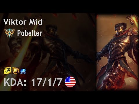 Viktor Mid vs Fizz - Pobelter - NA Challenger Patch 7.16