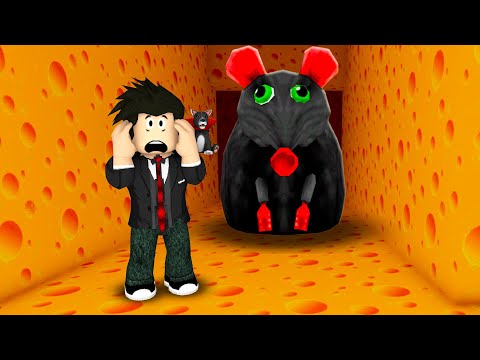RATO COME QUEIJO VERDE | Roblox - Cheese Escape Horror