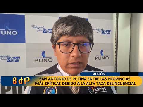 COER: SAN ANTONIO DE PUTINA ENTRE LAS PROVINCIAS MÁS CRÍTICAS DEBIDO A LA ALTA TAZA DELINCUENCIAL