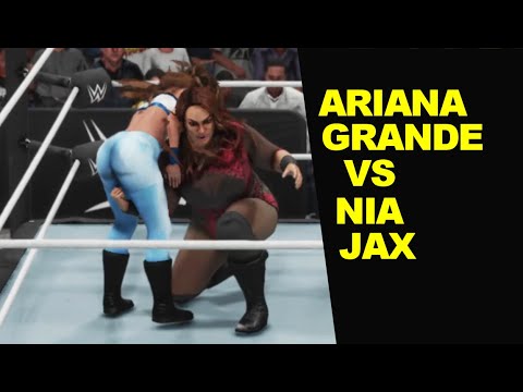 WWE 2K19 Nia Jax vs Ariana Grande - Iron Woman