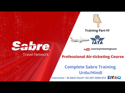 How To Book Car In Sabre | Booked Rental Car in Sabre| Training Part 49 |پروفیشنل ایرٹکٹینگ