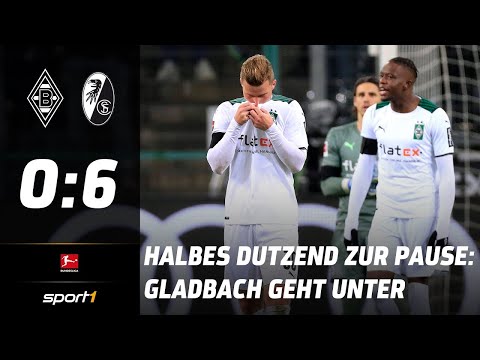 Gladbach - Freiburg 0:6 | Highlights Bundesliga 14. Spieltag | SPORT1