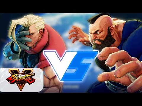 RB Snake Eyez (Zangief) Vs Genghis (Nash) Street Fighter 5/V Gameplay